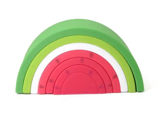Silicone Nesting Watermelon Stacking Toy